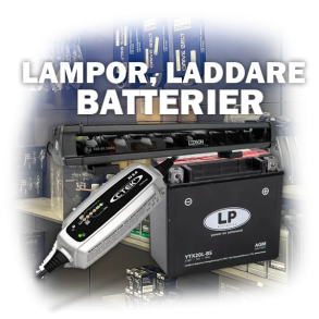 Lampor, Laddare & Batterier