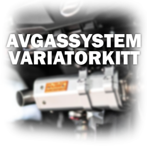Avgassystem & Variatorkit