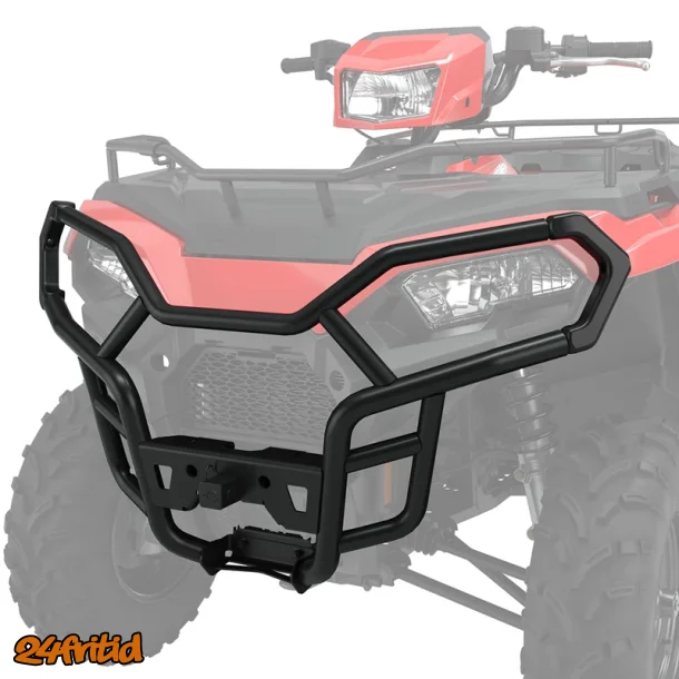 Frambumper Polaris Sportsman 570 med f�ste f�r drag
