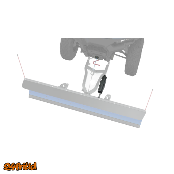 Hydraulisk plog vinkling till Polaris ATV  