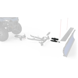 Hydraulisk plog vinkling till Polaris ATV  