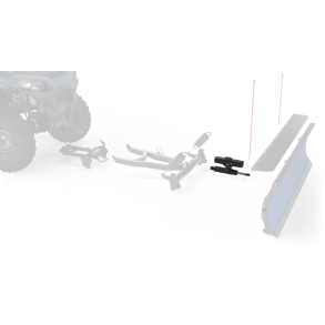 Hydraulisk plog vinkling till Polaris ATV  