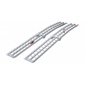 Vikbar ramp aluminium