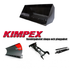 Kimpex kombipaket snplog och skopa 