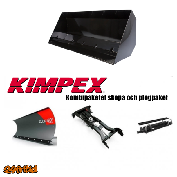 Kimpex kombipaket sn&ouml;plog och skopa 