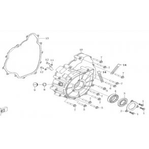 Motorkåpa vänster -E4