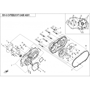 Variatorblock - E01-3
