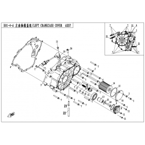 Vänster block - E01-4-A