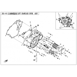 Vänster block - E01-4-B