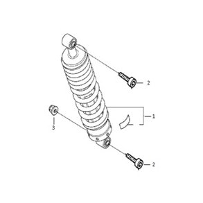 F-16 - Bakre stötdempare