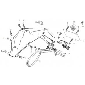 F-24 - Stänkskärm bak
