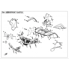 Fram plastkåpor - F04-1