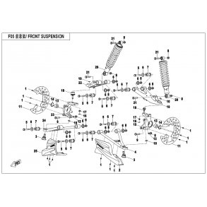 Stötdempare fram - F05-A