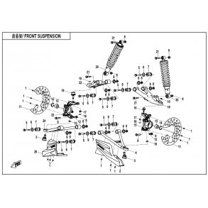 Stötdempare fram - F05-B